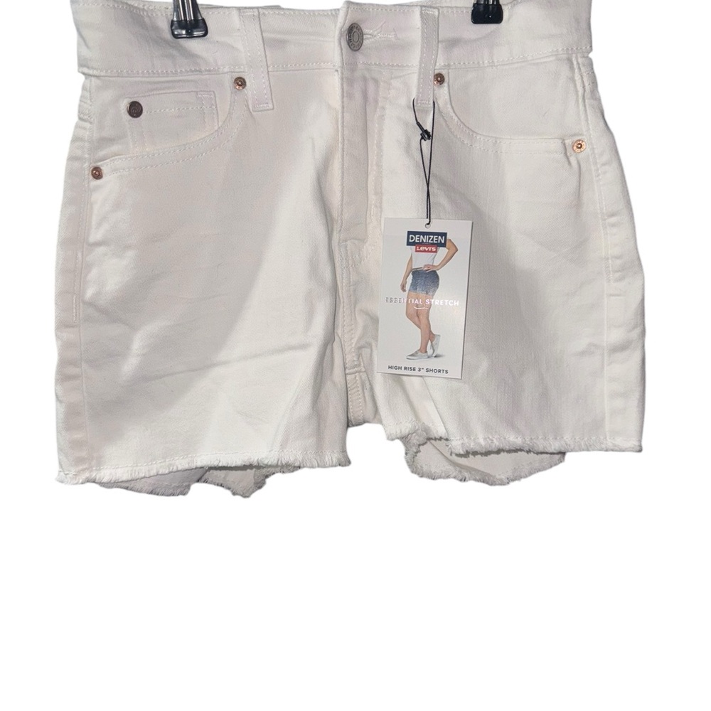 LEVI’S WOMEN’S Denizen WHITE SHORTS SIZE 2/26W NWT